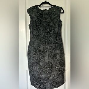 Calvin Klein Leopard Print Dress size 12